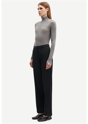 Sadou t-n ls bluse 15499 Grey Mel. Samsøe 